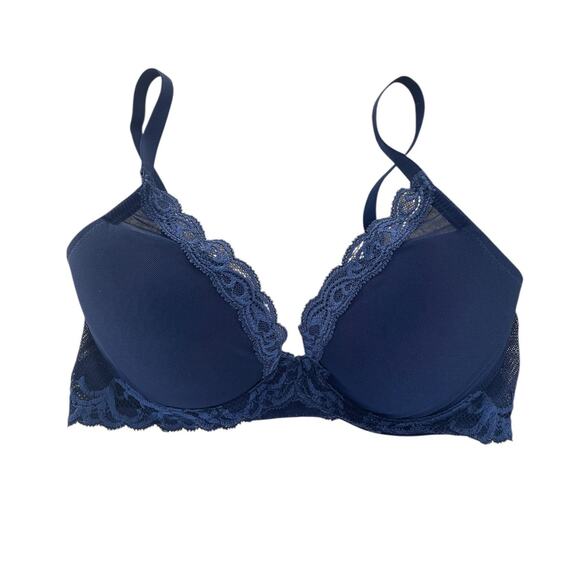 Natori Other - Natori Feathers Plunge T-Shirt Bra 730023 Midnight Size 36C